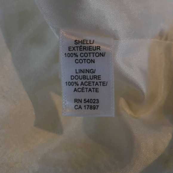 Banana Republic Yellow & White Tweed Skirt NWT Size 6 Petite - Picture 6 of 7